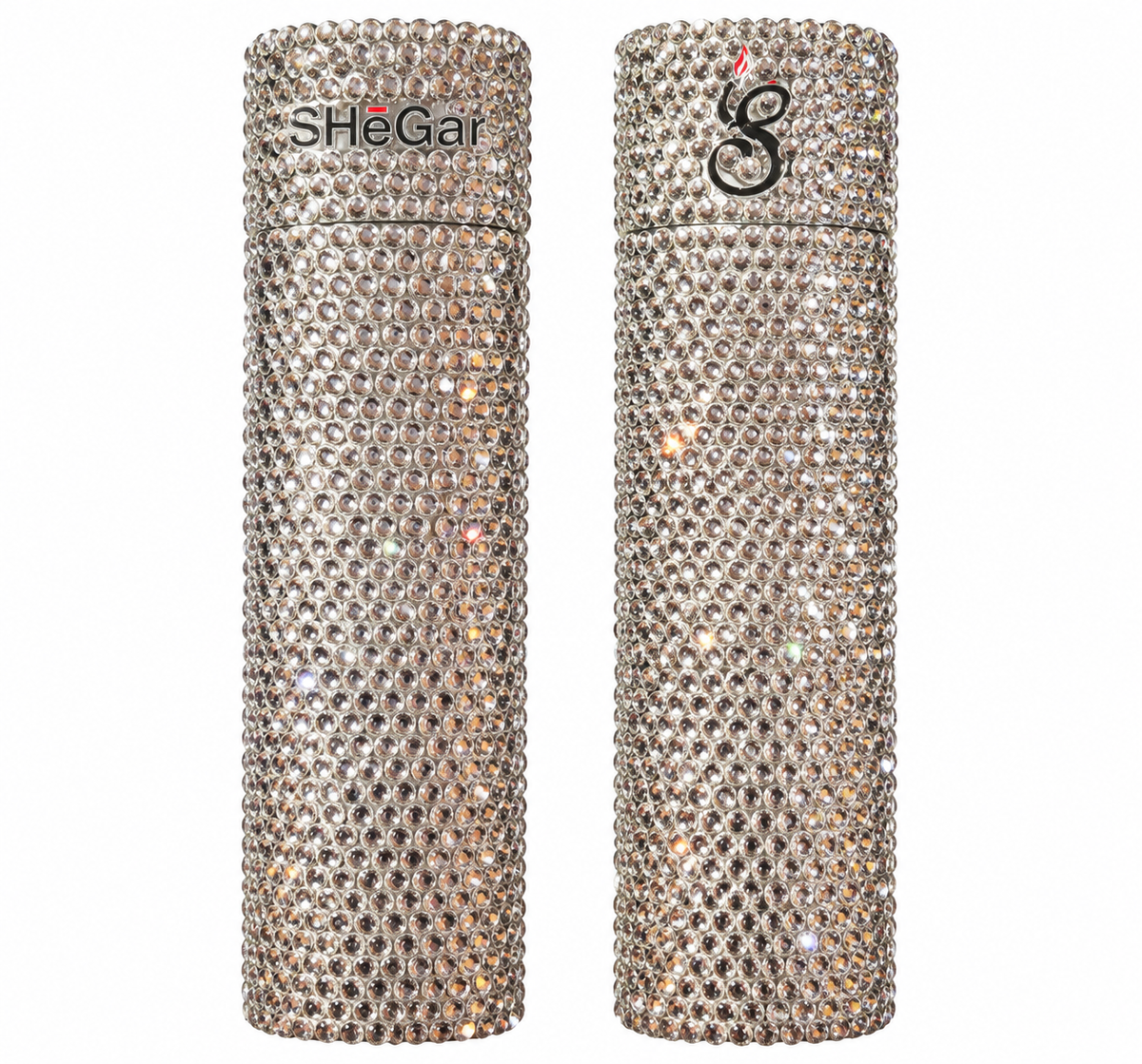 Aurora Ice Luxe Rhinestone Cigar Case