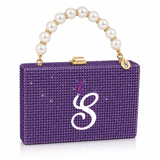 Boss Vixen Luxe Signature Rhinestone Humidor Purse