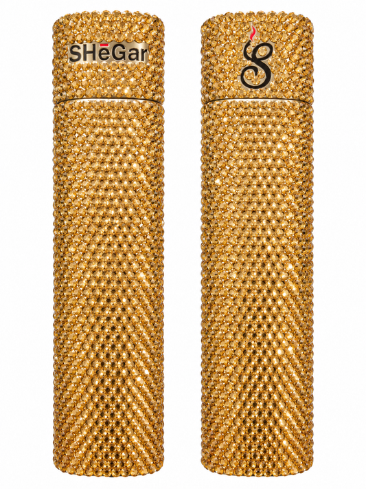 Sparkling Champagne Luxe Rhinestone Cigar Case