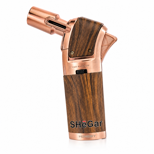 Unisex Copper Wood Grain Torch