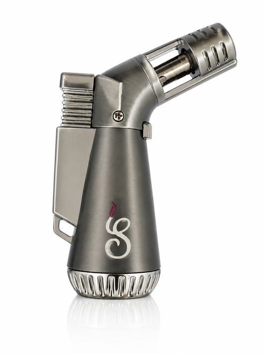 Unisex Executive Luxe Torch - Pocket Size Silver