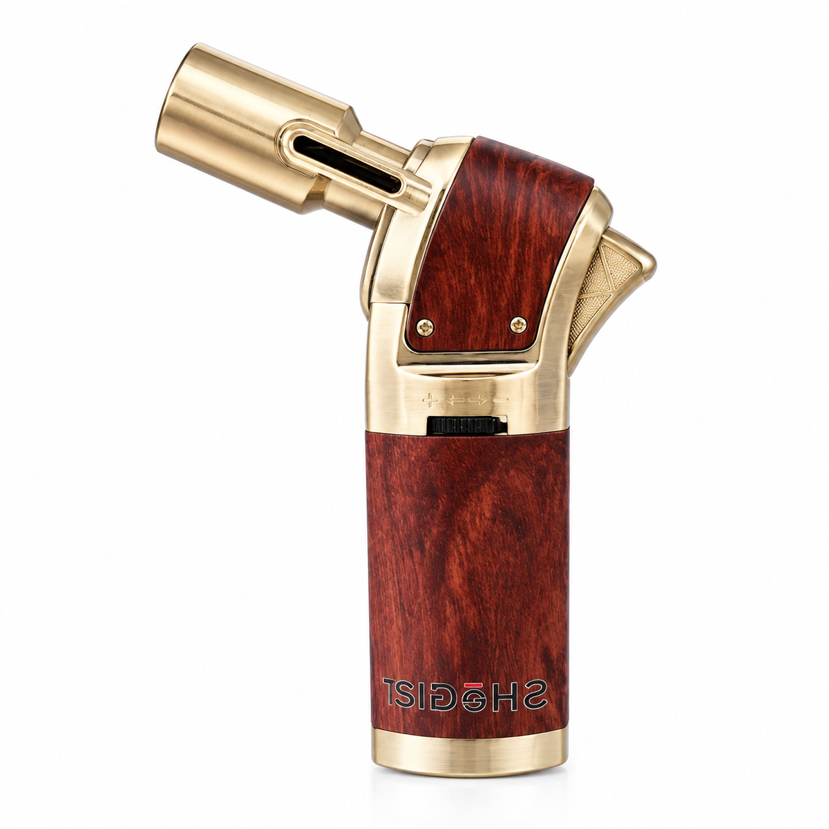 Unisex Gold Woodgrain Torch