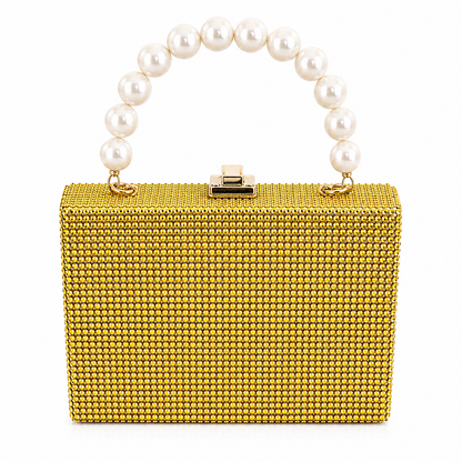 Gold Amber Luxe Logo Free Humidor Purse