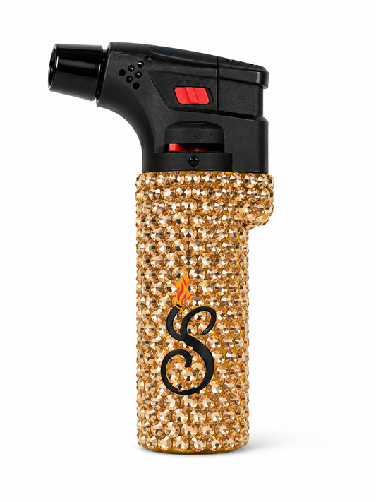 Sparkling Champagne Luxe Rhinestone Torch