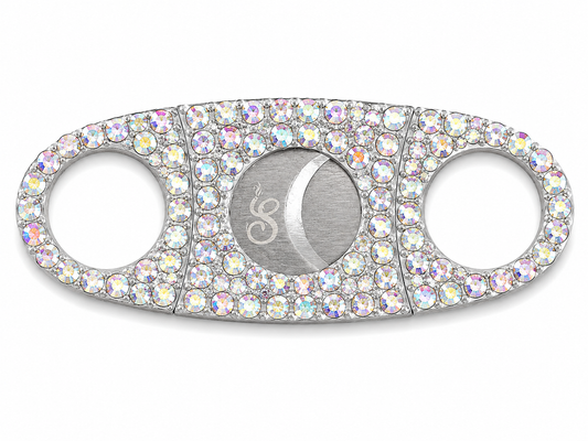 Opulence Ice Luxe Rhinestone Cigar Straight-Cut Cigar Cutter
