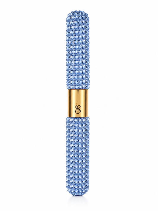 Ocean Blue Luxe Rhinestone Cigar Pick