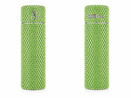 Emerald Luxe Rhinestone Cigar Case